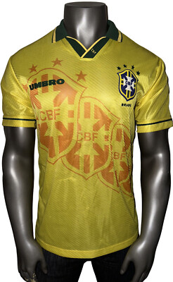 ウェア BRAZIL - 1994 (Home) BRAZIL REDEEMER 94 HOME JERSEY – Asphalt Social Klub