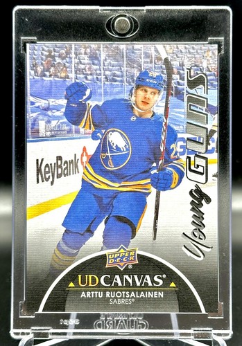 2021-22 Upper Deck Series 1 Arttu Ruotsalainen Young Guns Canvas Black #C119