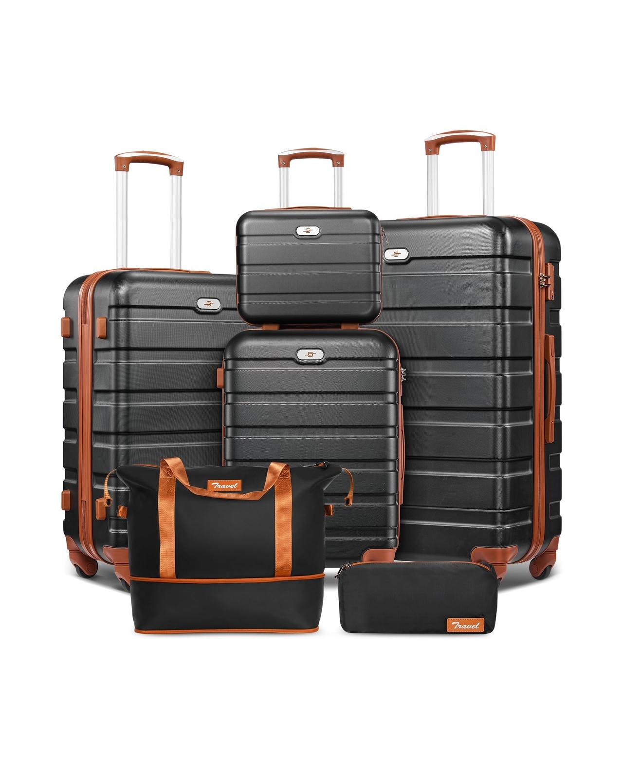 Suitour Luggage Sets 3 Piece Suitcases with Wheels,Hard Case Luggage with TSA...