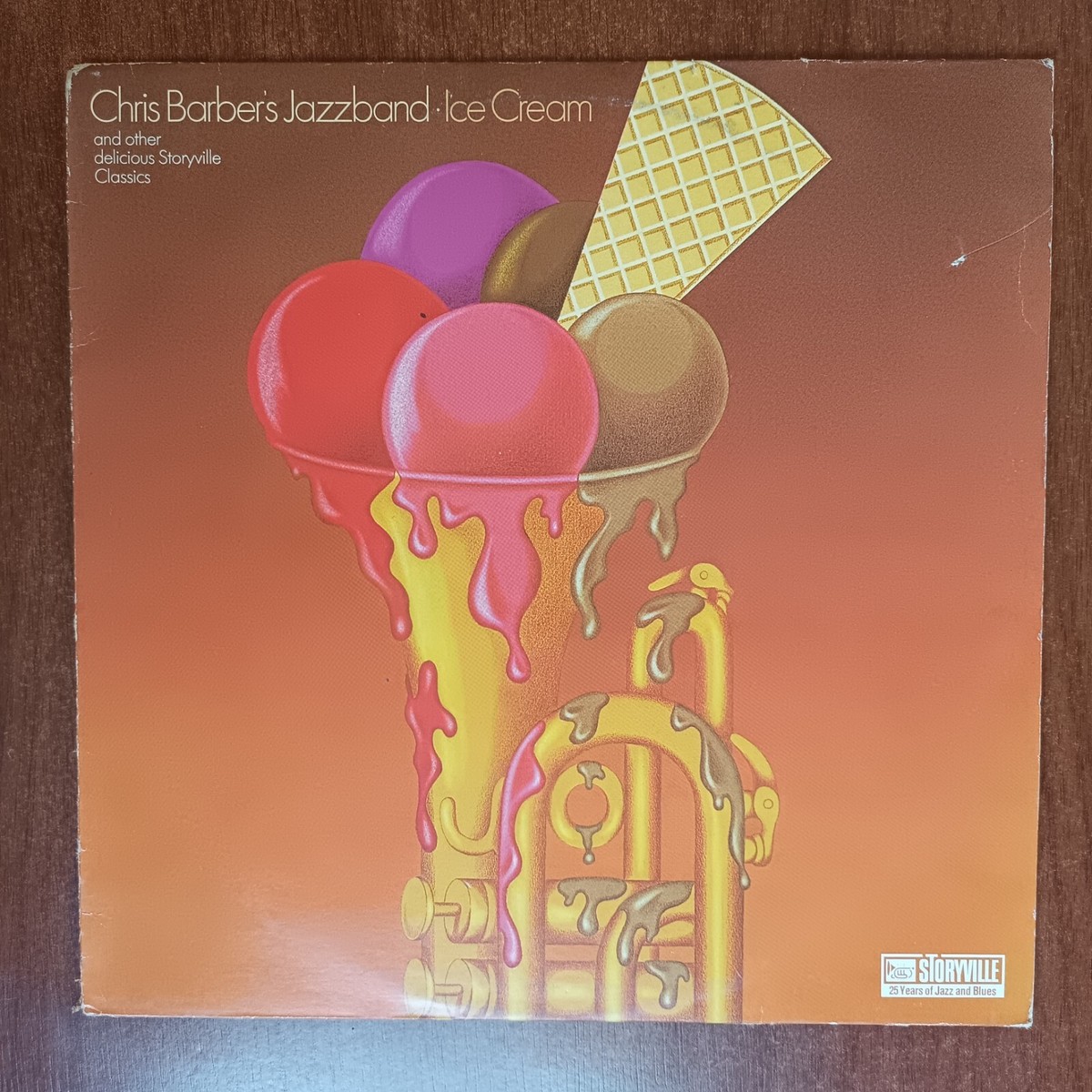 Chris Barber's Jazz Band Ice Cream [1978] Vinyl LP Dixieland