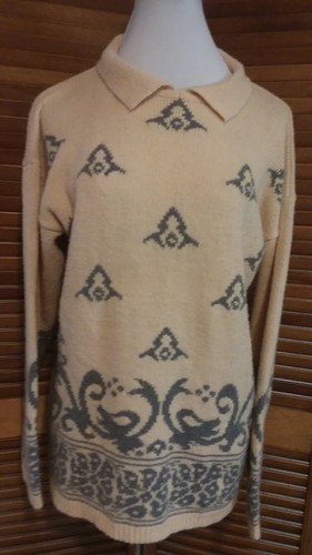 Sweater Bee Ladies Beige Sweater