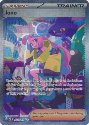 n0n0　0107 ♡ Iono 237/091 Paldean Fates Special Illustration Rare Pokémon