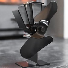 Two Blade Heat Powered Stove Fan