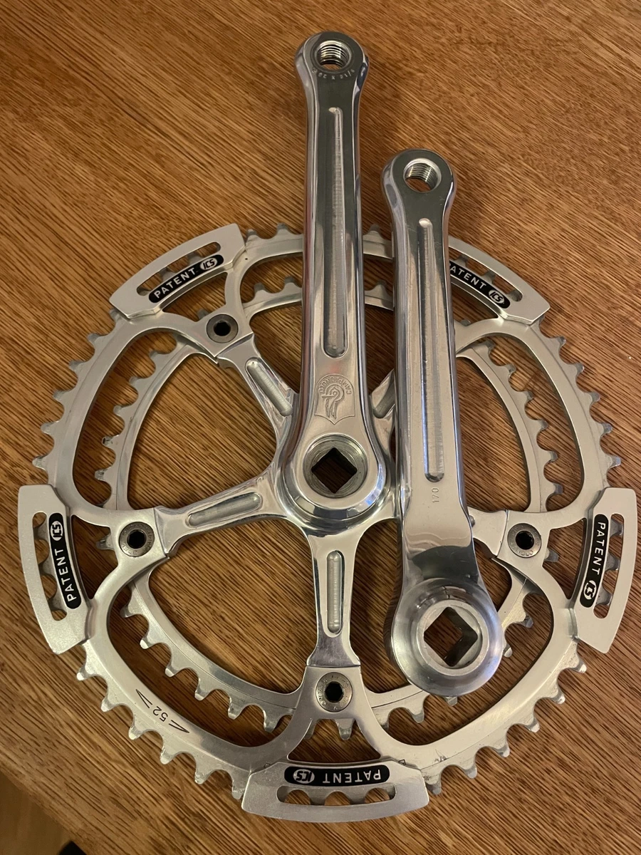 Rare Vintage Campagnolo Super Record ICS Crankset - 170mm 52/42