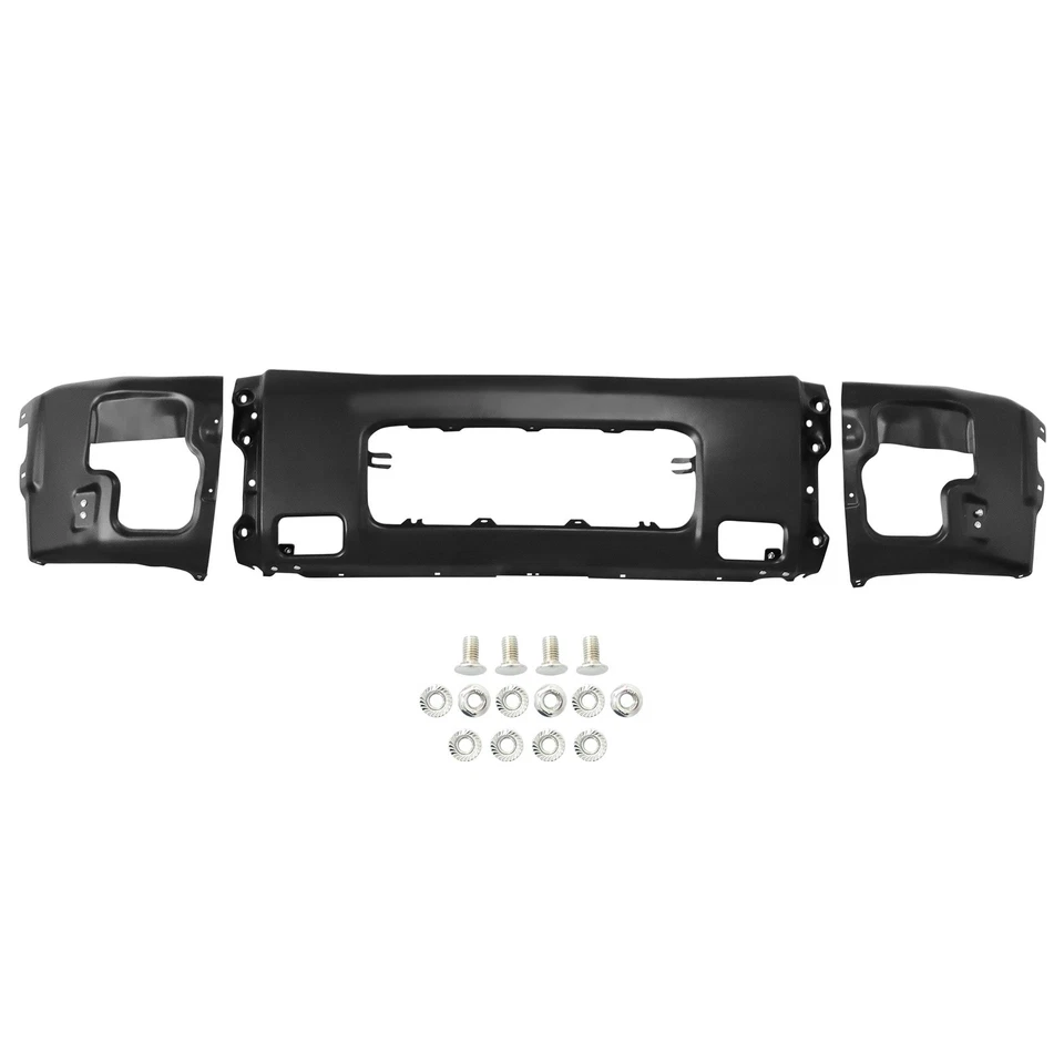Black Steel Front Bumper Face Bar For 2004-2015 Nissan Titan w/Fog Light Holes Foto 2 de 4