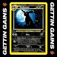 Umbreon - 13/75 - Holo Rare - Neo Discovery - Pokemon Card - NM/M