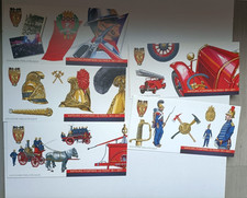 Lot blocs souvenirs Sapeurs-Pompiers de Paris 1811–2011 – 6 cartes + 6 feuillets