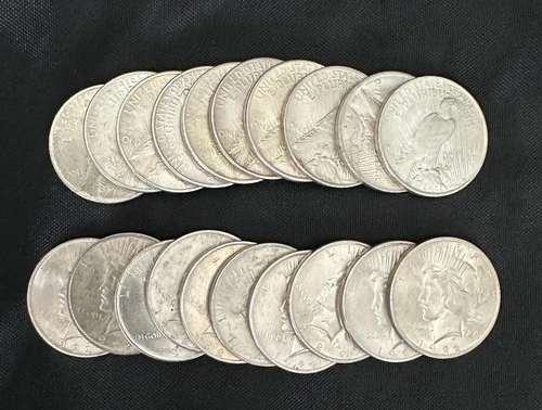 1922 Peace Silver Dollar Roll - AU / BU - Philadelphia Mint