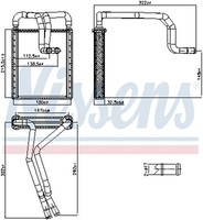 WäRmetauscher Innenraumheizung Nissens 707326 FüR Hyundai Tucson JM SUV Allrad