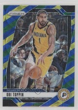 2024-25 Panini Prizm Choice Blue Yellow & Green Prizm Obi Toppin #11 uk2
