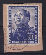 DDR 1951 Dt.-Chines. Freundschaft Mi.-Nr. 288 gestempelt auf Briefst&uuml;ck