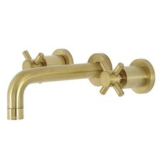 Kingston Brass KS812.DX Concord 1.2 GPM Wall Mounted Widespread - Brass