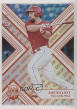 2018 Panini Elite Extra Edition Aspirations Orange 64/100 Austin Listi #102 0a3