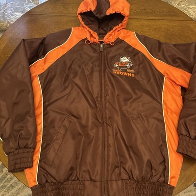 Cleveland Browns NFL G-III Full Zip Puffer Jacket M Brownie The Elf