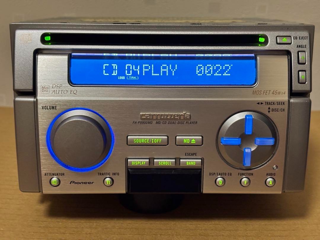 Pioneer carrozzeria FH-P9900MD 2DIN CD MD Tested Working