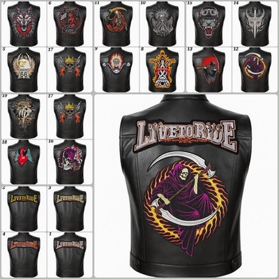 Flicken zum Aufnäher Aufbügler Patch Biker Motorrad Custom Kutte Rücken Weste