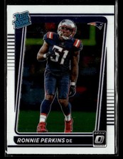 2021 Donruss Optic #283 Ronnie Perkins Rookie Card New England Patriots