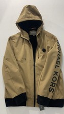 Image of AUTHENTIC MICHAEL KORS Full Zip Hoodie Sweat-Shirt Jacket / XL / Dark Camel