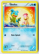 Shellos 28/114 Common Steam Siege Pokemon Lightly Played