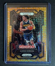 2023 Panini Prizm Monopoly Aaron Gordon Gold Millionaire Shimmer /500 ! Nuggets