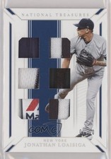 2019 Panini National Treasures Holo Silver 1/10 Jonathan Loaisiga #GGMS-JL 08jk