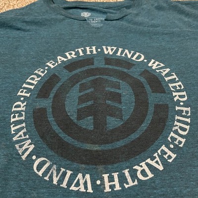 Element Teal T Shirt Womens Size M Short Sleeve Skate Graphic Tee Casual Top