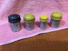 4 Vintage Aluminum Film Canisters Kodak Preowned