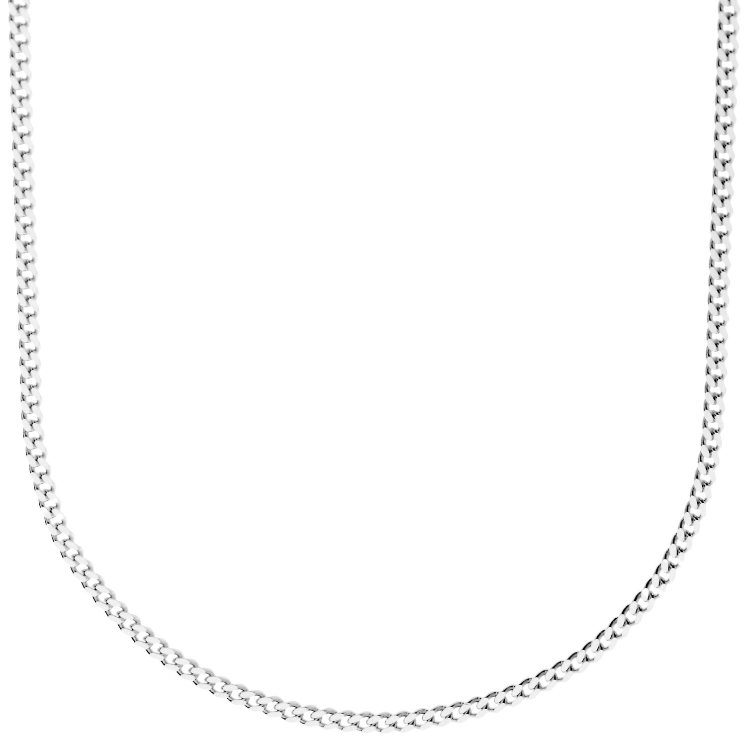 Sterling 925er Silber Panzerkette - CURB 2mm 4790₽