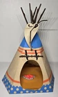 Vintage 1989 Playmobil Geobra Native Camp Teepee American Indian Toy