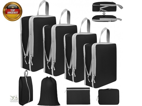 8 Teilige Koffer Organizer Packing Cubes Compression, PackwüRfel Set-image