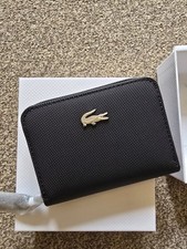 LACOSTE Navy Zipped Wallet Brand New