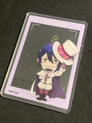 Blue Exorcist Mephisto Pheles Anime character collectible card