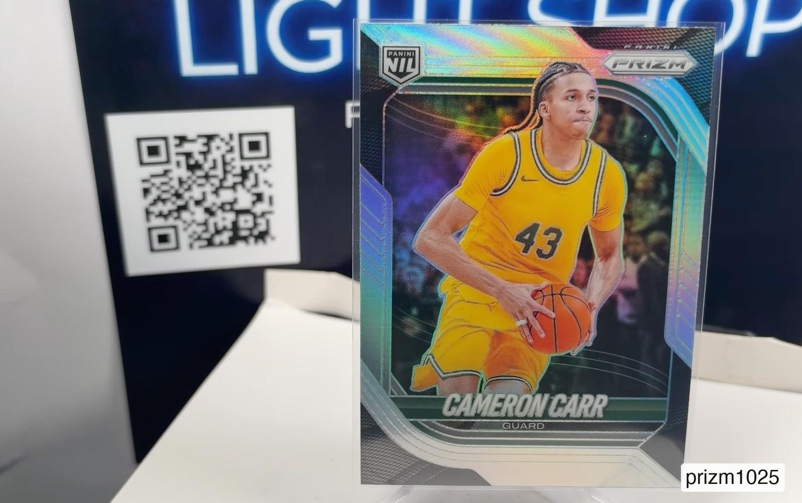 2025-26 Panini Prizm #191 Cameron Carr Silver Prizm