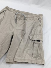Vintage Nike Cargo Shorts Mens XL Tan Relaxed Pockets Y2K Ripstop Casual