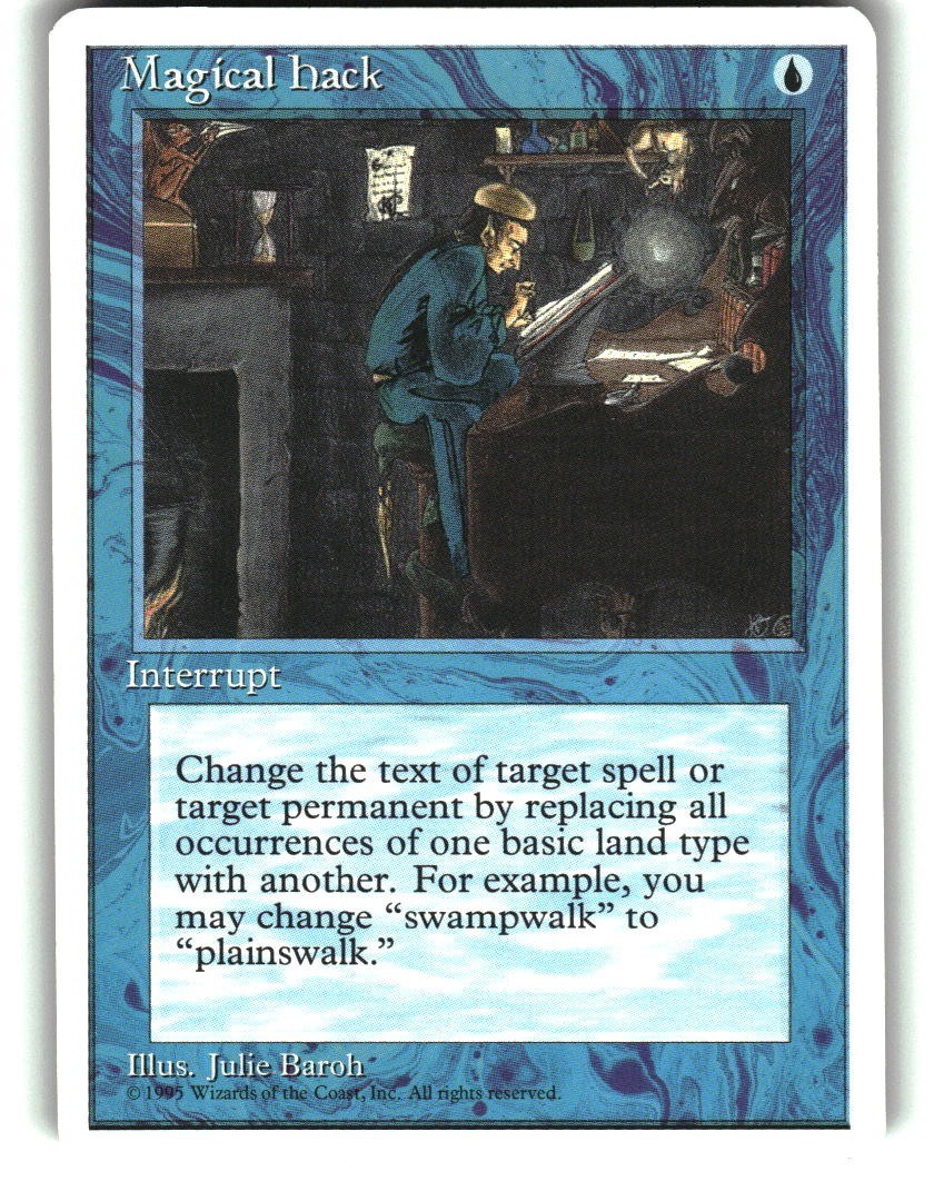 Magic the Gathering - Fourth Edition Magical Hack Rare 1995