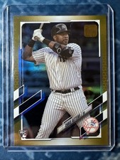 Chris Gittens 2021 Topps Update Gold Foil New York Yankees Rookie #US166 RC