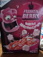 Monster Cereal General Mills Franken Berry 2018 9.6oz New Sealed