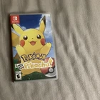 New ListingPokémon Let's Go Pikachu Nintendo Switch Role Playing Multiplayer Video Game