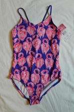 Girls size 12 Swimsuit NWT Flamingos Kanu Surf