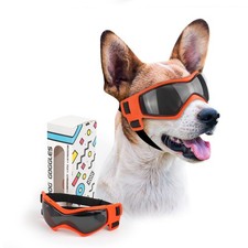 Dog Goggles for Small to Medium Breed, Anti-UV Dog Sunglasses Outdoor Riding ...