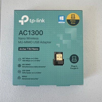 NEW - TP-LINK AC1300 Archer T3U Nano Mini Wireless Mu-Mimo WiFi USB ...