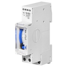 mechanische Zeitschaltuhr für Hutschiene Einbau, analog, 230V, max. 1000W