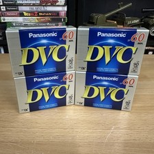 Lot Of 4 Panasonic Mini-DV DVC 60 Digital Video Cassettes Sealed DVM60