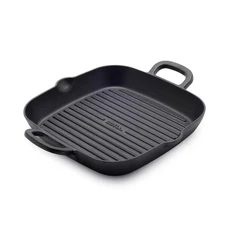 Bobby Flay 11" Cast Iron Square Grill with Dual Handles and Spouts