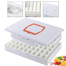 Empty Watercolor Palette with Lid Paint Case for Painters Hobbyists Artists