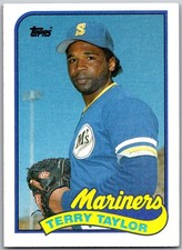 ⚾ 1989 Topps #597 Terry Taylor Seattle Mariners RC