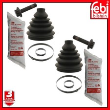 Image of CV Joint Boot Gaiter Kit x 2 Febi 49070 For VW Rabbit Scirocco Tiguan Touran