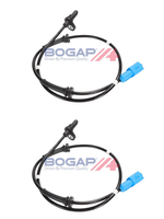 2X Bogap ABS-SENSOR Raddrehzal Hinten Passend FüR CitroËN C-ELYSEE C3 Peugeot 20