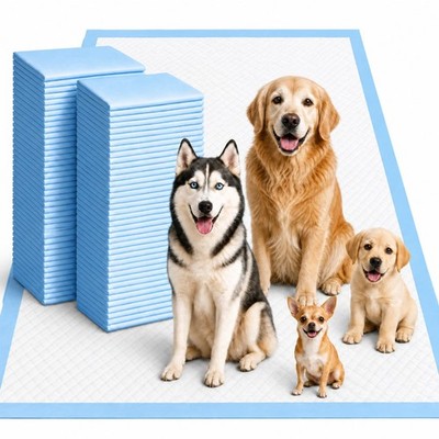 XXXL 31x47'' 40 Count Super Absorbent 6-Layer Dog Pee Pads - Leak-Proof, Odor-Con