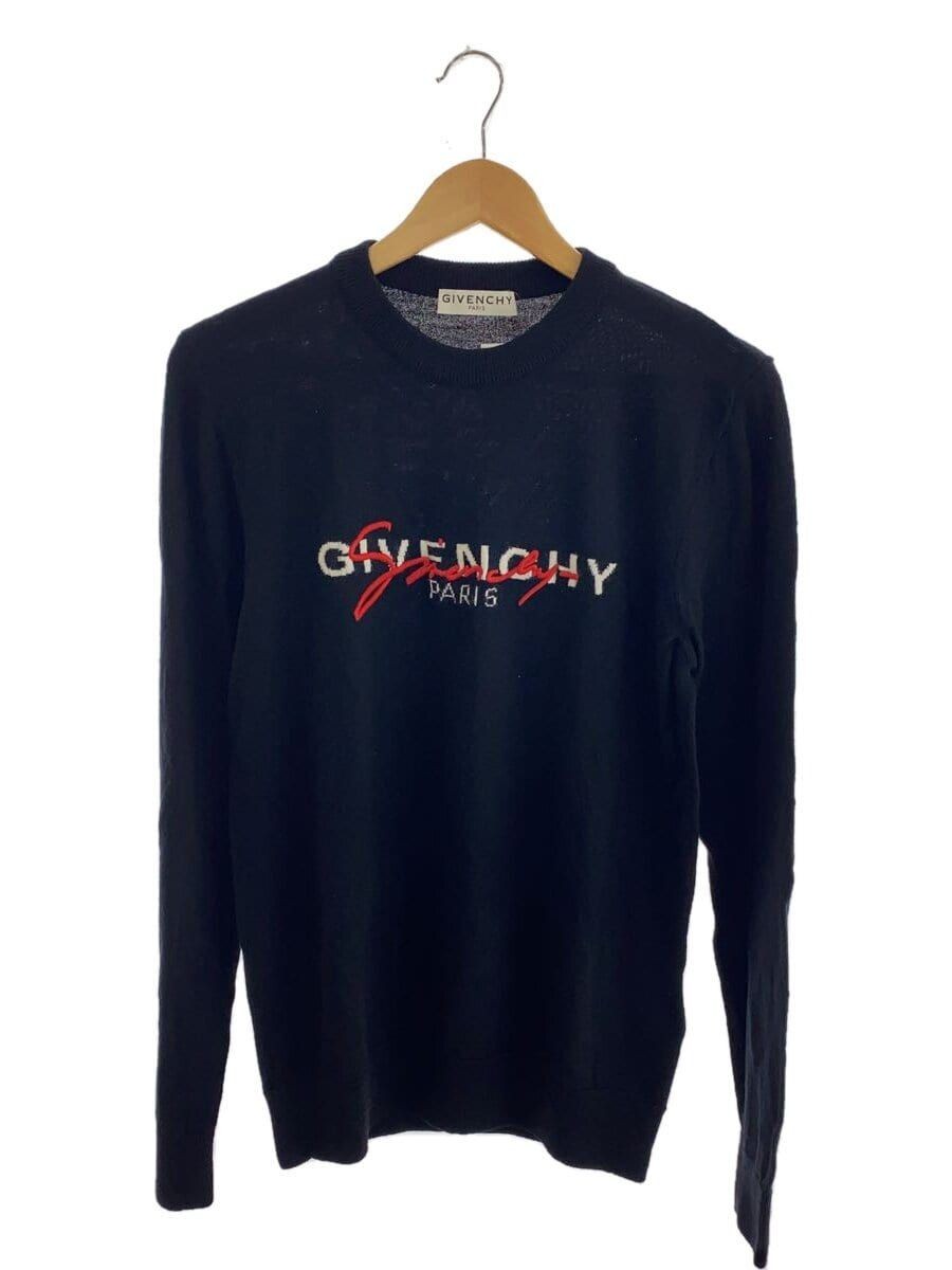 GIVENCHY 黒ニットセーター ウール100% GIVENCHY 黒ニットセーター ウール100% GIVENCHY（ニット